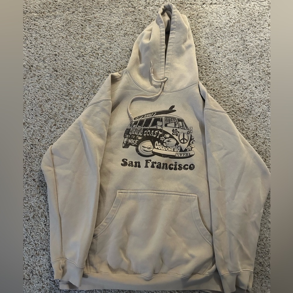 San Francisco Graphic Hoodie - Tan